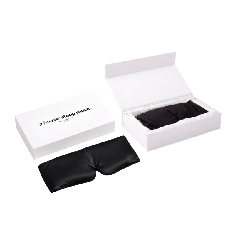 TriSense™ Sleep Mask Classic Black 2 Pack Bundle